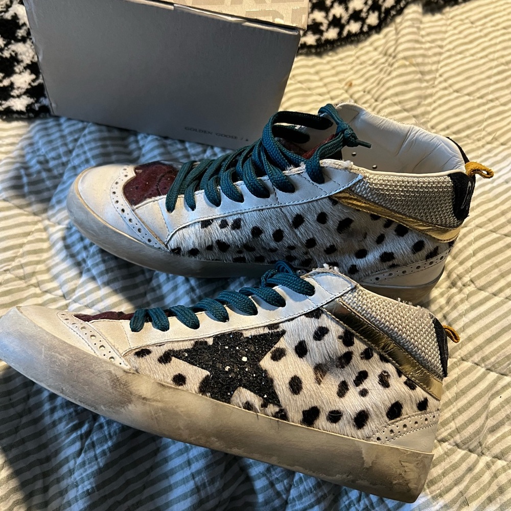 Golden Goose High Top Sneakers - Dalmatian Print